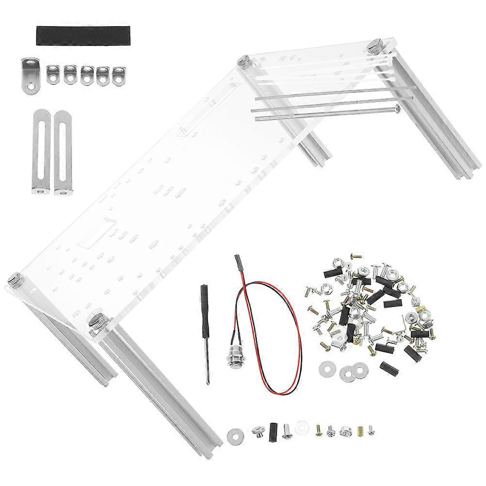 1 Set Open Air Computer Case DIY Chassis Bracket Open Frame Computer Case Open PC Case