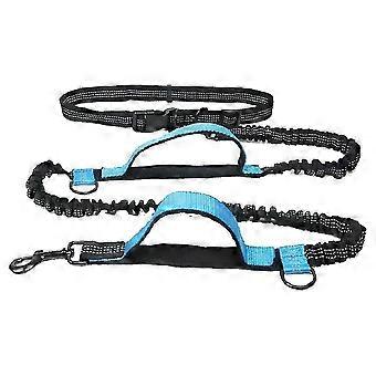 Adjustable Dog Leash Waist Belt, Hand Free Dog Lead for Walking Pets