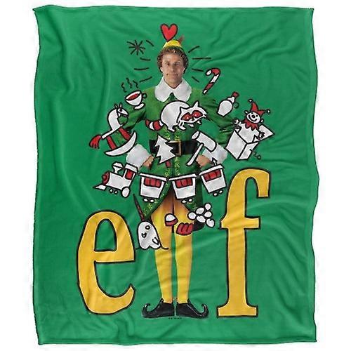 Elf Buddy Christmas Supersoft Blanket