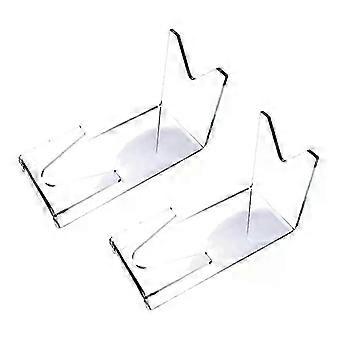 2pcs Klare Acryl Pistolen Ständer Handfeuerwaffe Display Stand Guns Organizer Halter Spielzeugwaffen Modell Lagerung Show Rack
