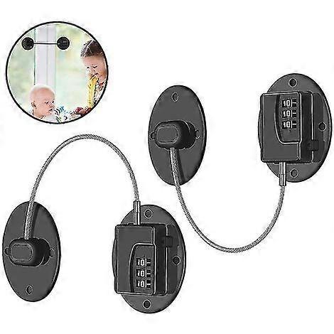 2 Pack Refrigerator Locks - Heavy Duty Combination Refrigerator Lock