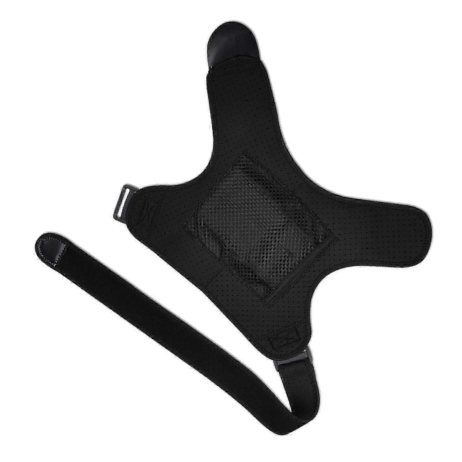 Black Heated Shoulder Wrap Brace Adjustable 3 Gears 7.9V 1A