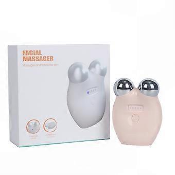EMS Microcurrent Face Lifting Device 3D Roller Facial Massager, Anti-Wrinkle Skin Firming for Rejuvenation, With Bag