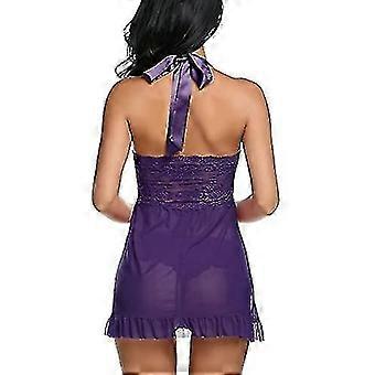 Undertøy For Kvinner Blonder Babydoll Nightgown Maternity Undertøy Sexy Gravide Boudoir Antrekk