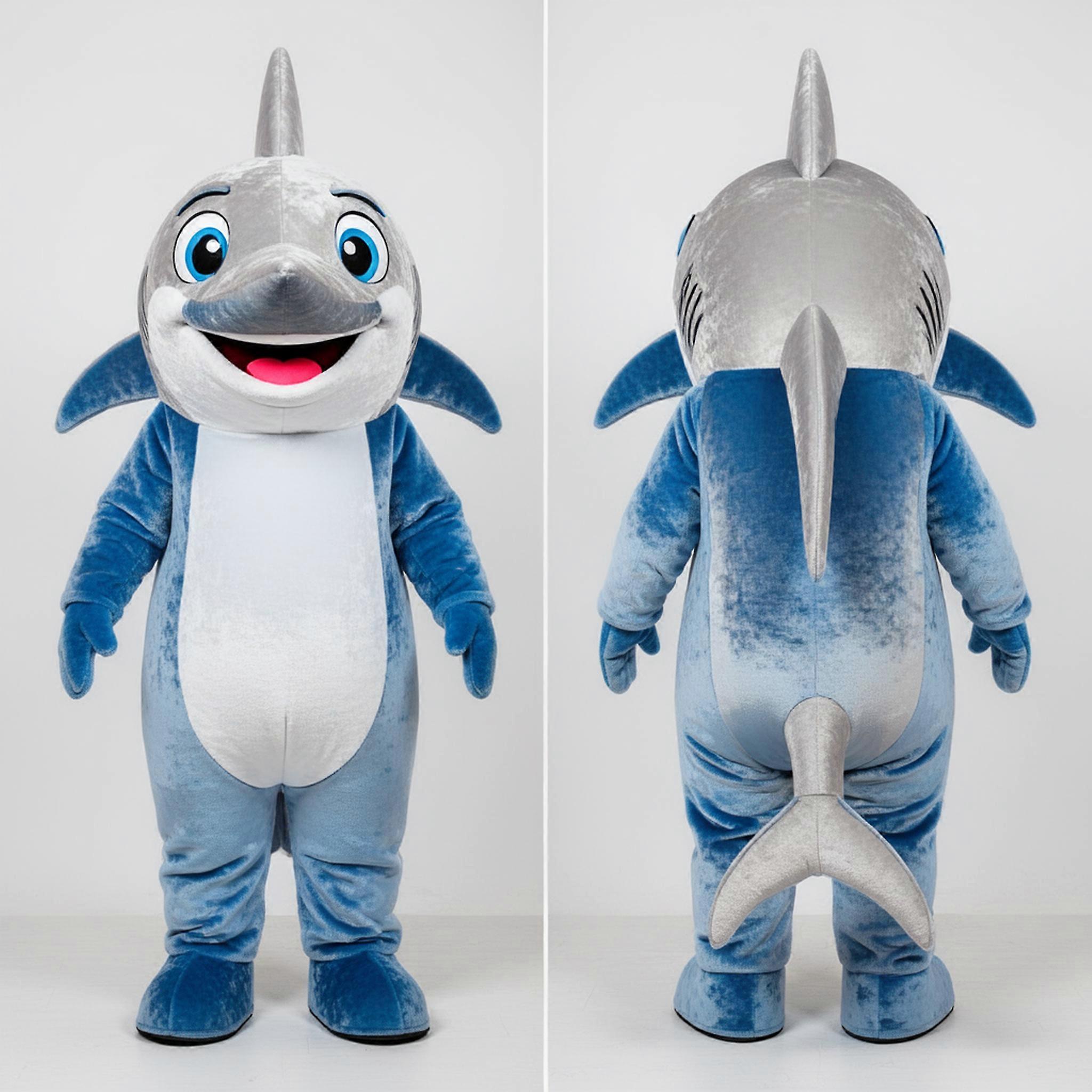 MASTICOT Silver Shimmering Swordfish Mascot