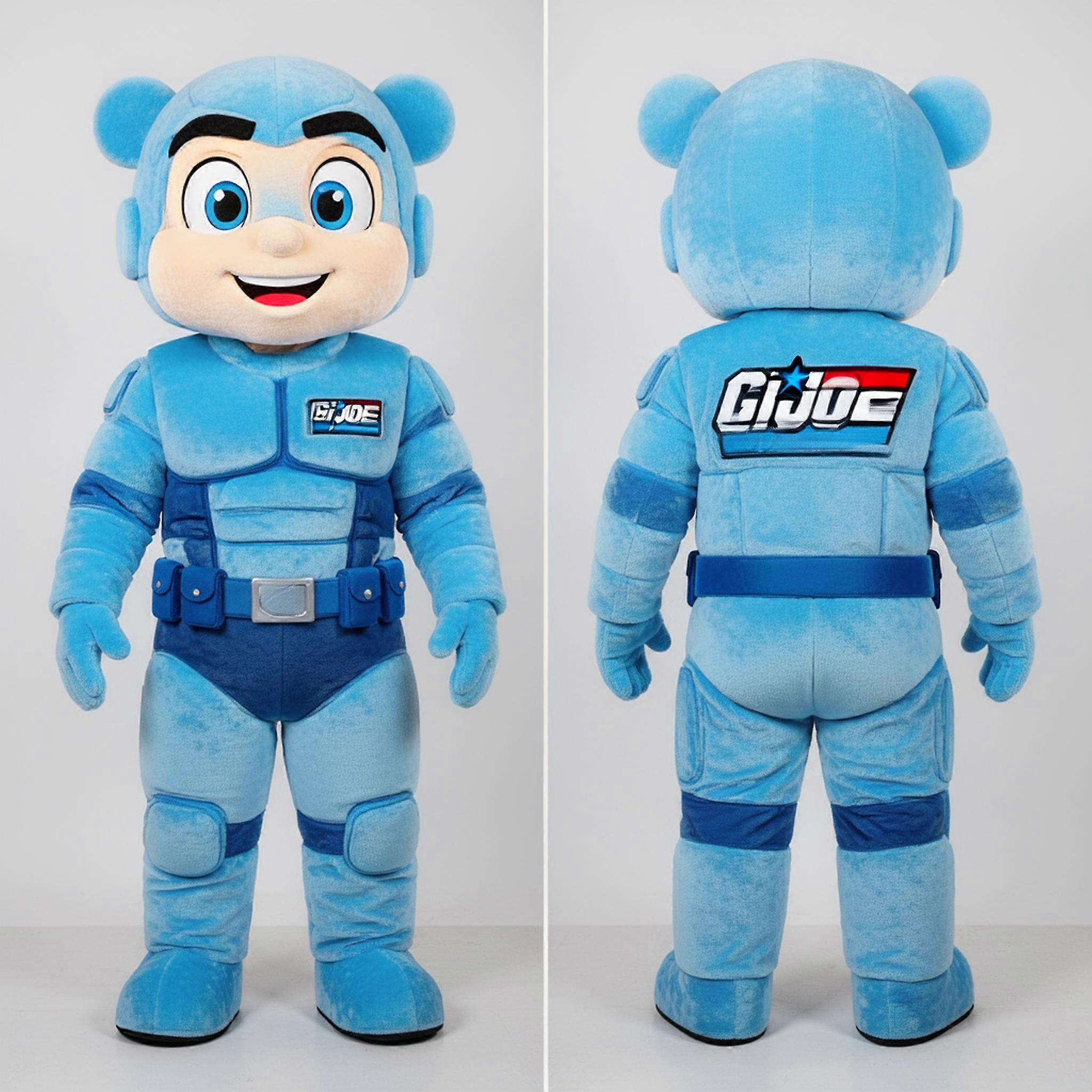 MASTICOT Sky Blue Padded Gi Joe Mascot