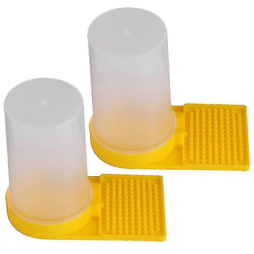 Bee Water Feeder Durable Plastic Feeder Tool compatible with Beekeepers 2Pcs
