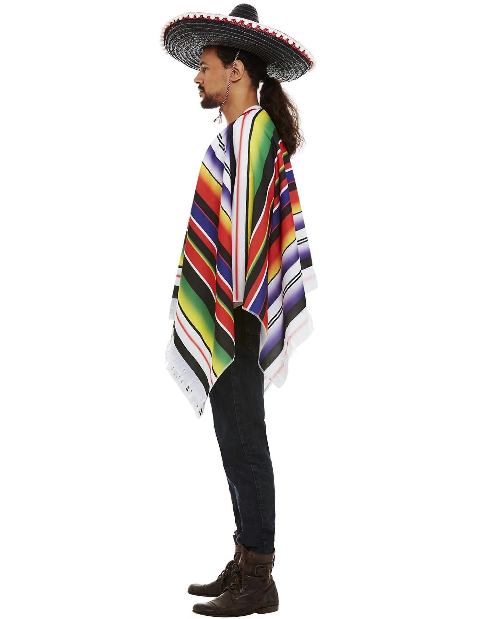 Mexican poncho for men