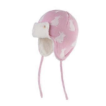 Cute Animal Pattern Ushanka Hat, Warm Plush Winter Earflap Hat for Outdoor Cold Weather