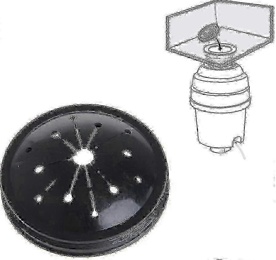 Waste Disposal Splash Guard Replacement for InSinkErator Evolution, Removable Quiet Collar Drain Plug