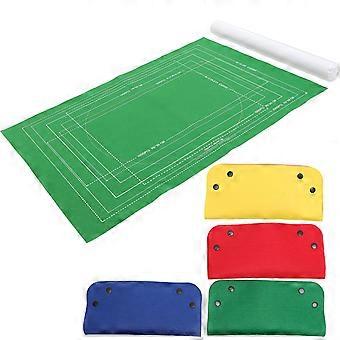 Puzzle Storage Blanket for Puzzle Enthusiasts Puzzle Game Assorted Color Felt with Fixing Bands 1Set