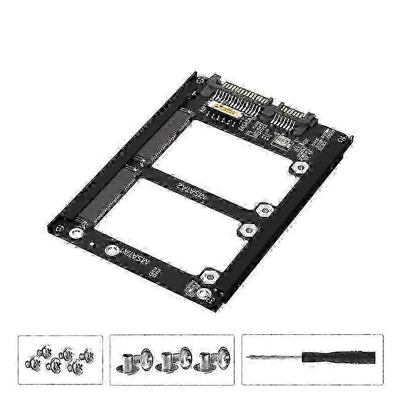 Dual Full-Size MSATA SATA3 Bracket