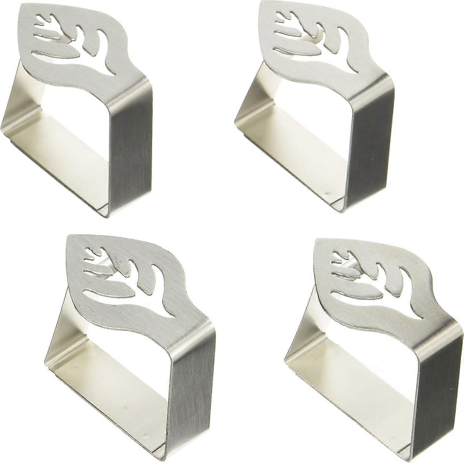 Tablecloth Clips, Maximum Clamping Force Tablecloth Clips(4pcs, silver)