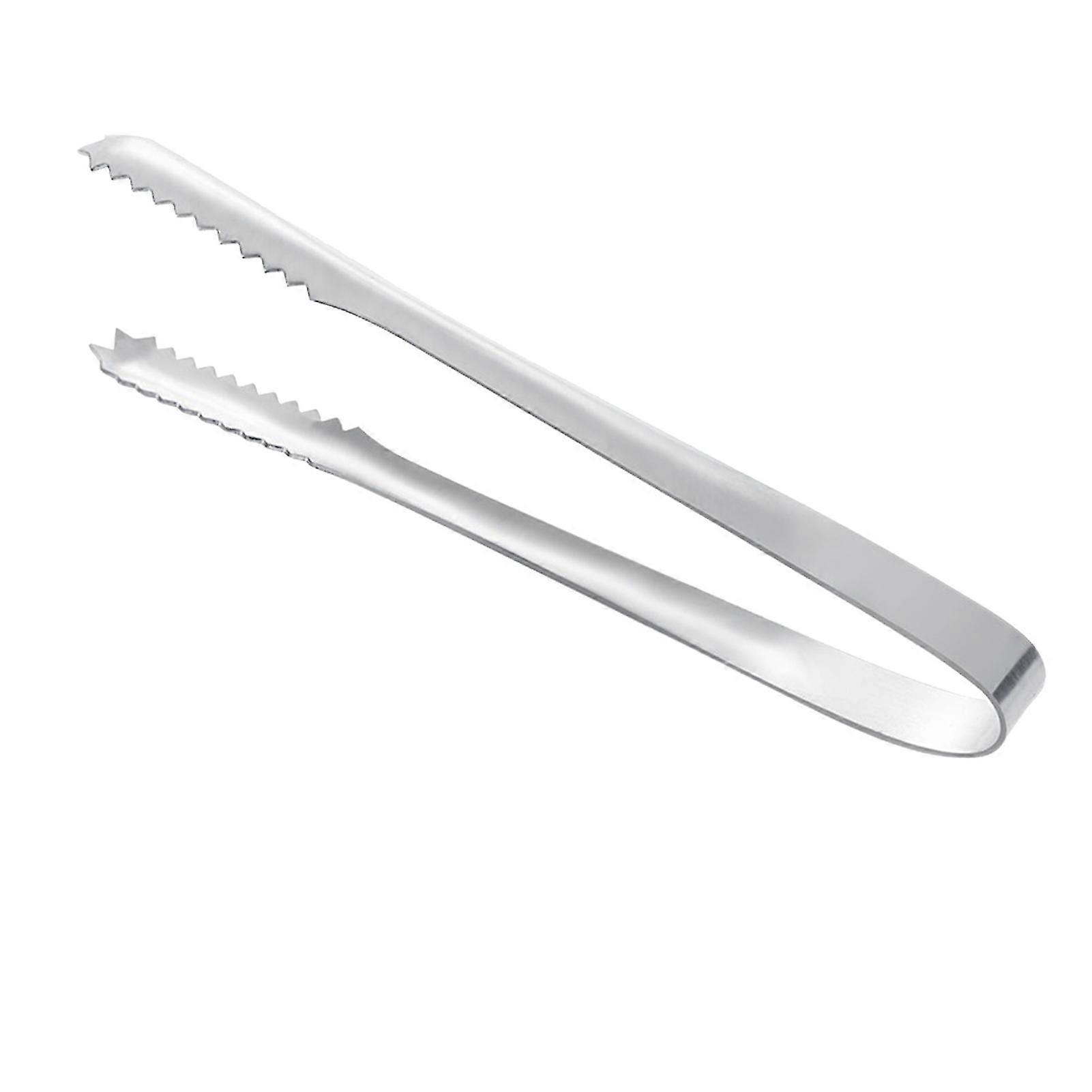Solid Stainless Steel Ice Serving Tong