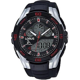 Lorus Djokovic Watch for Men Analog/ Digital Quartz with Silicone Bracelet R2397JX9