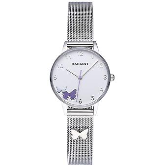 Stralend icoonhorloge voor Analog Quartz Child met roestvrijstalen armband RA555601