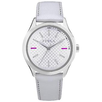 Furla eva Quarz Analog Frau Uhr mit Rindsleder Armband R4251101504