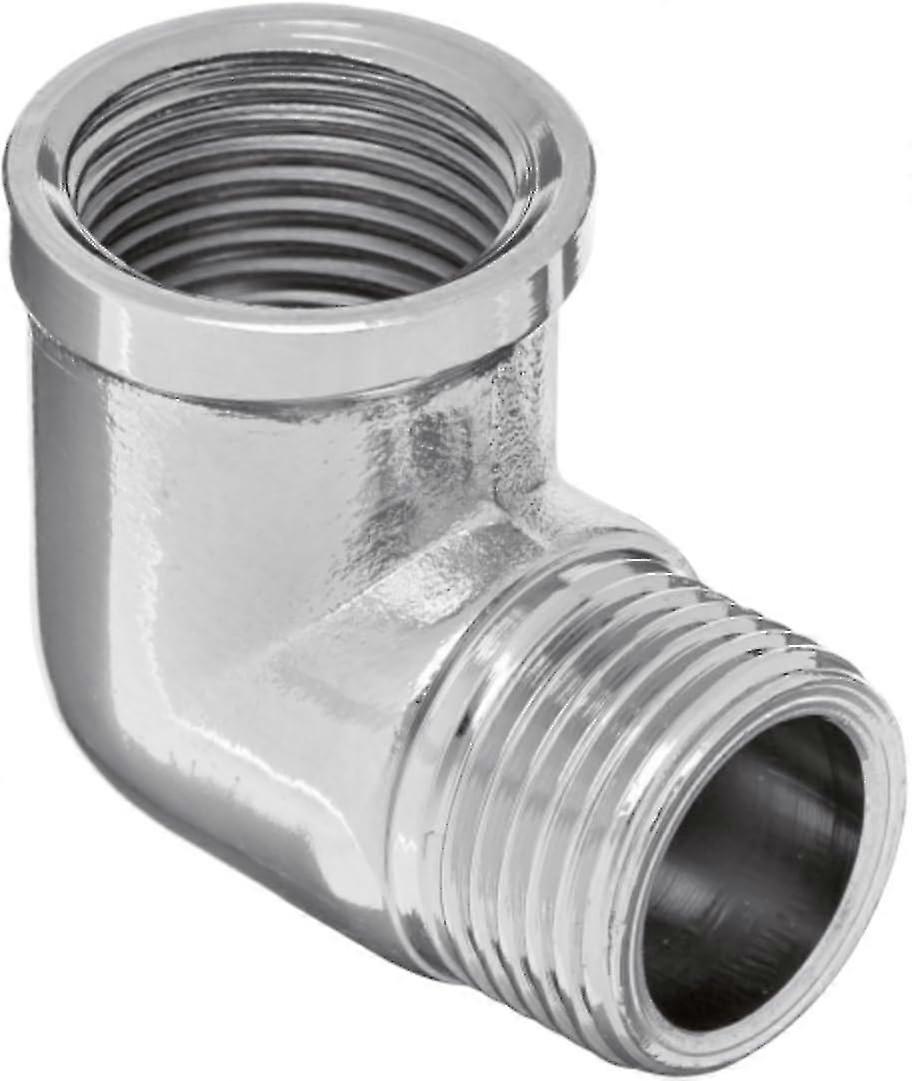 1/2" BSP Male/Female Chrome Threaded Elbow - _S1