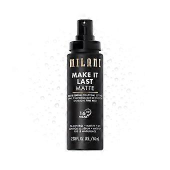 Milani Make It Last Matte Setting Spray Charcoal 2.03 Fl Oz