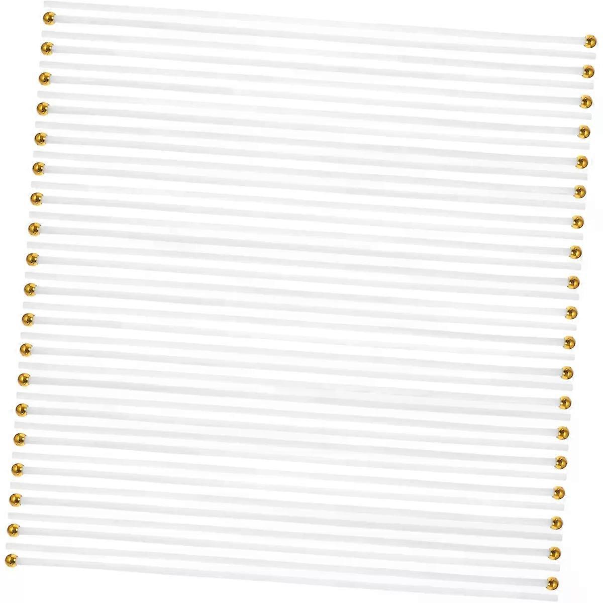 50pcs Plastic Flag Pole Sticks for DIY Office Table Flags