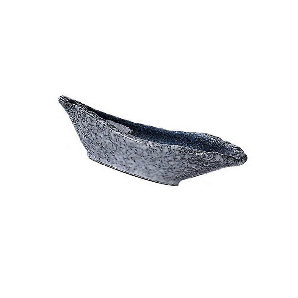 Multi-Function Sauce Bowl Blue Ceramic Spice Dish for Dinner 2Pcs