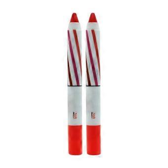 2pc Long Lasting Lip Liner Set Velvet Matte Moisturizing Lip Pencil for Precise Definition Shade