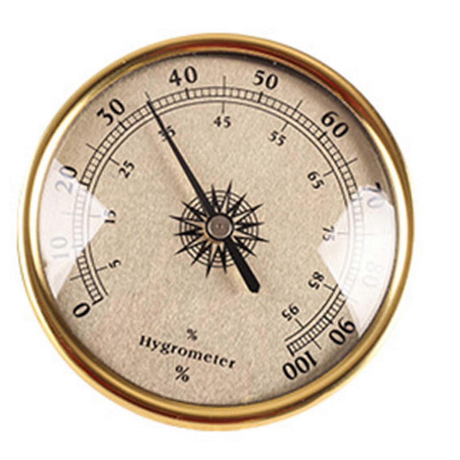 Aluminum Round Hygrometer Thermometer