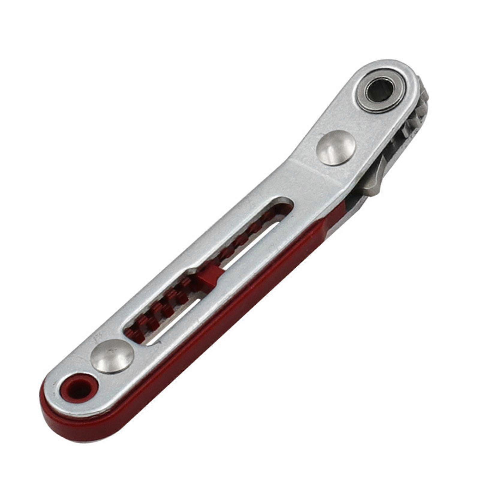 Compact Double-Ended Ratchet Bit Wrench