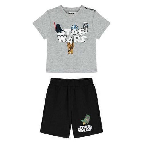 Star Wars Childrens/Kids Logo Printed Top & Bottom Set