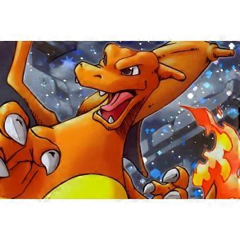 Pokmon Crystal Charizard Full Holographic Picture Gift jigsaw puzzle  SIO892