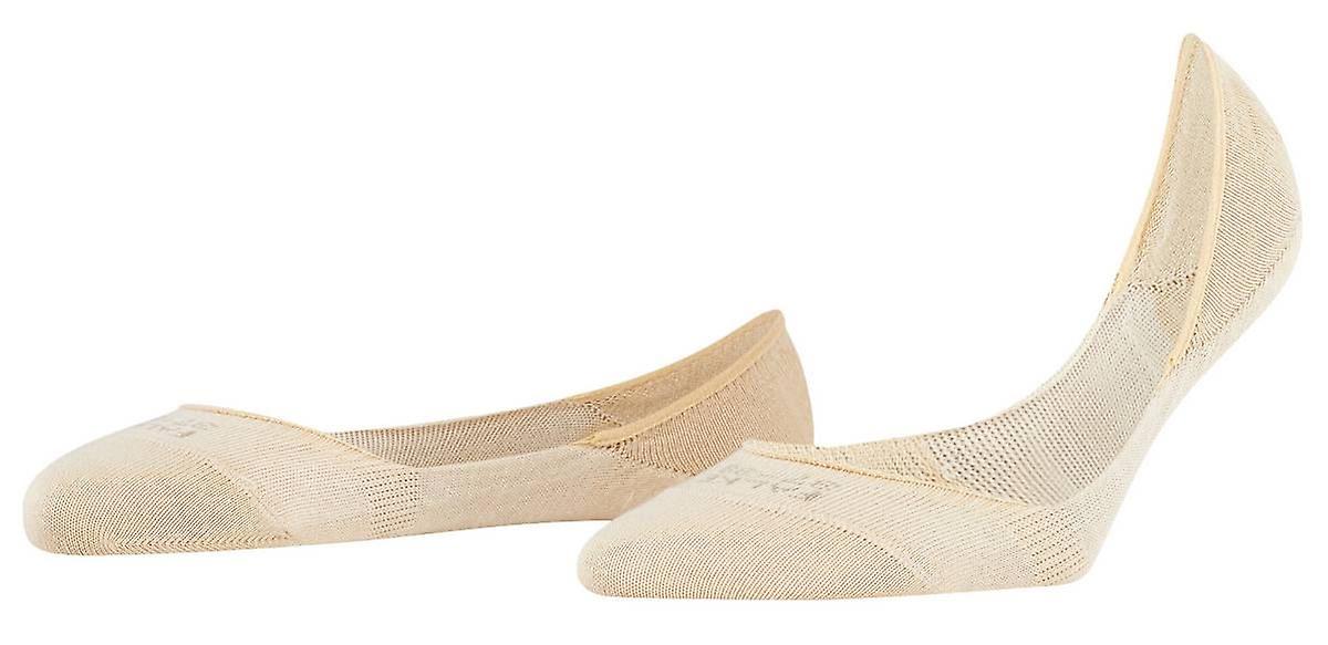 Falke Step Medium Cut No Show Socks - Cream