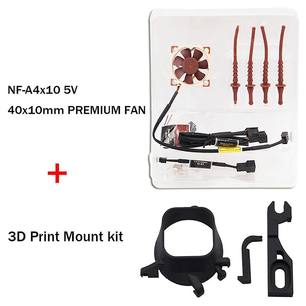 Mini Fan 3d Print Mount Kit Cooling Brushless Radiator For Sega Dreamcast Dc Console