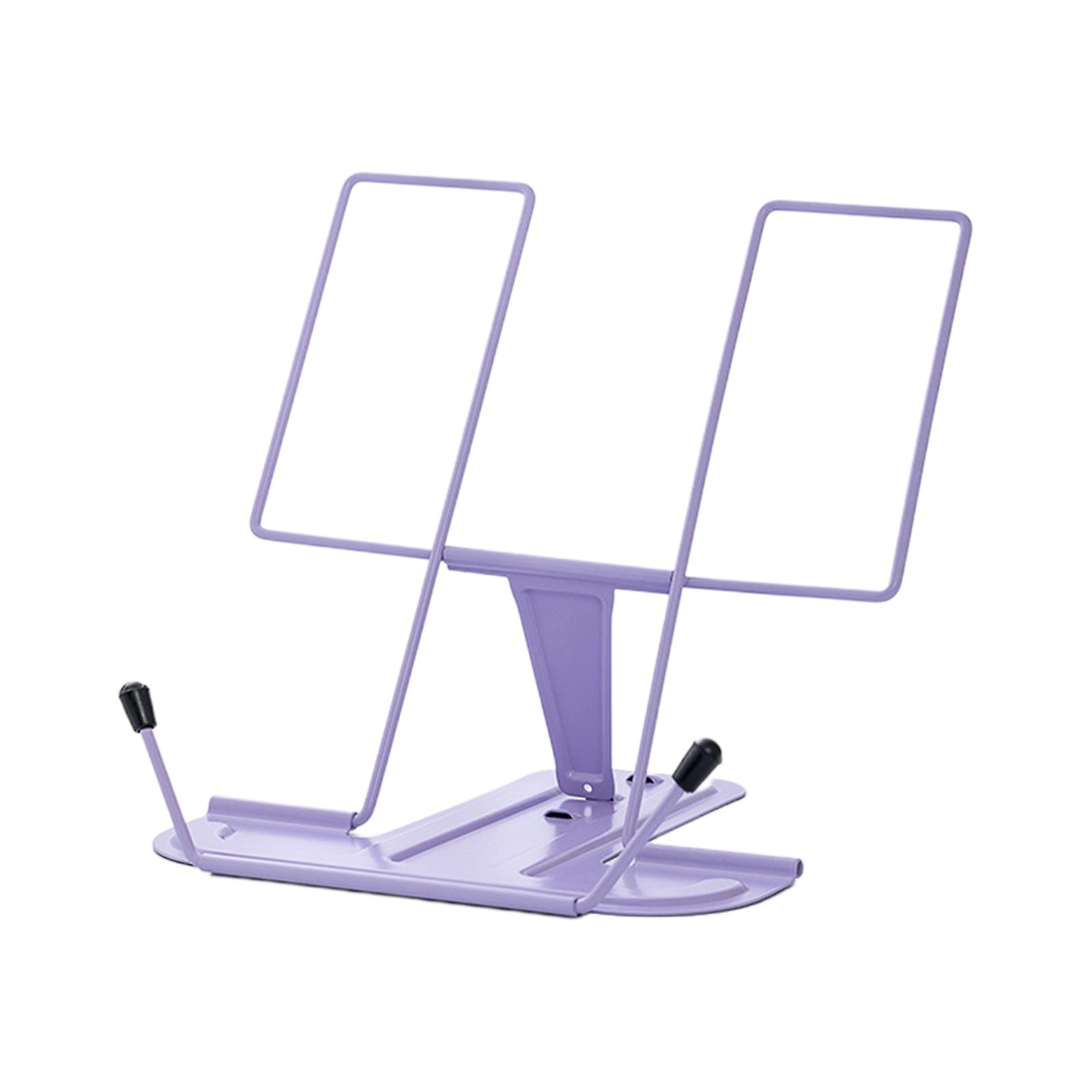 Metal Book Holder Adjustable Reading Rest Recipe Cookbook Stand Holder for Kids