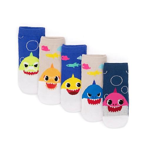 Baby Shark kindersokken (5-pack)