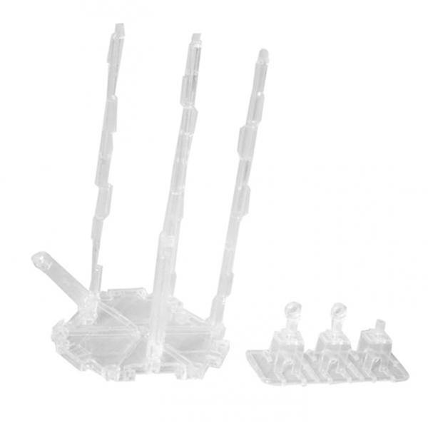 Action Base Suitable Clear Display Stand Gundam Universal Bracket White