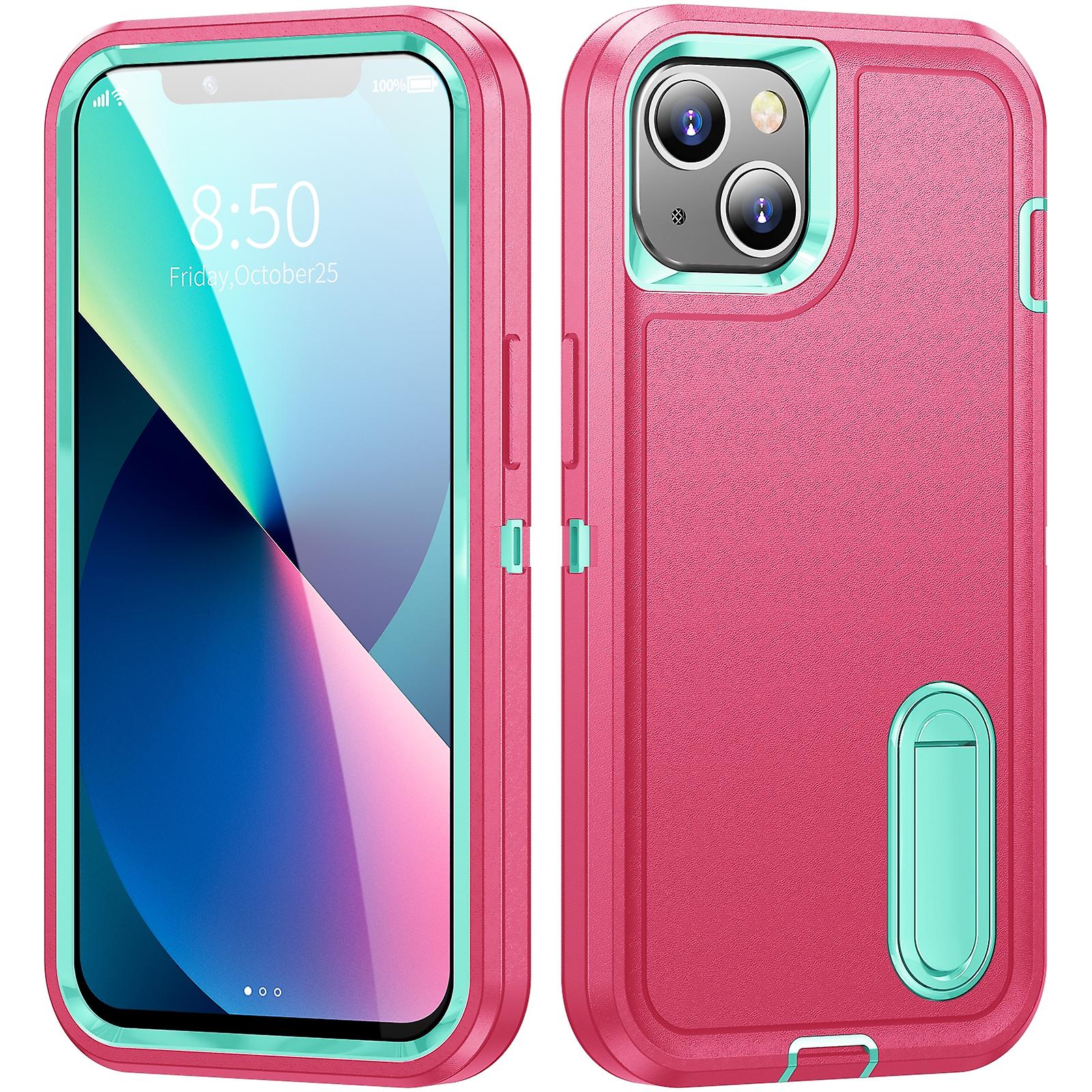 3 in 1 Rugged Holder Case For iPhone 13 For iPhone 13