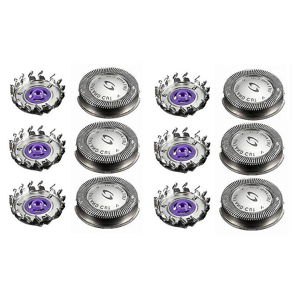 6pcs Hq56 Replacement Head Blade Compatible With Hq3 Hq4 Hq55 Hq56 Hq6900 Hq6868 Hq5812 Hq6874 Blade