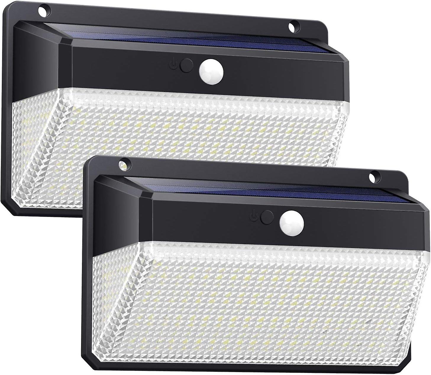 158led Solar Wall Light With Three Sides Light
