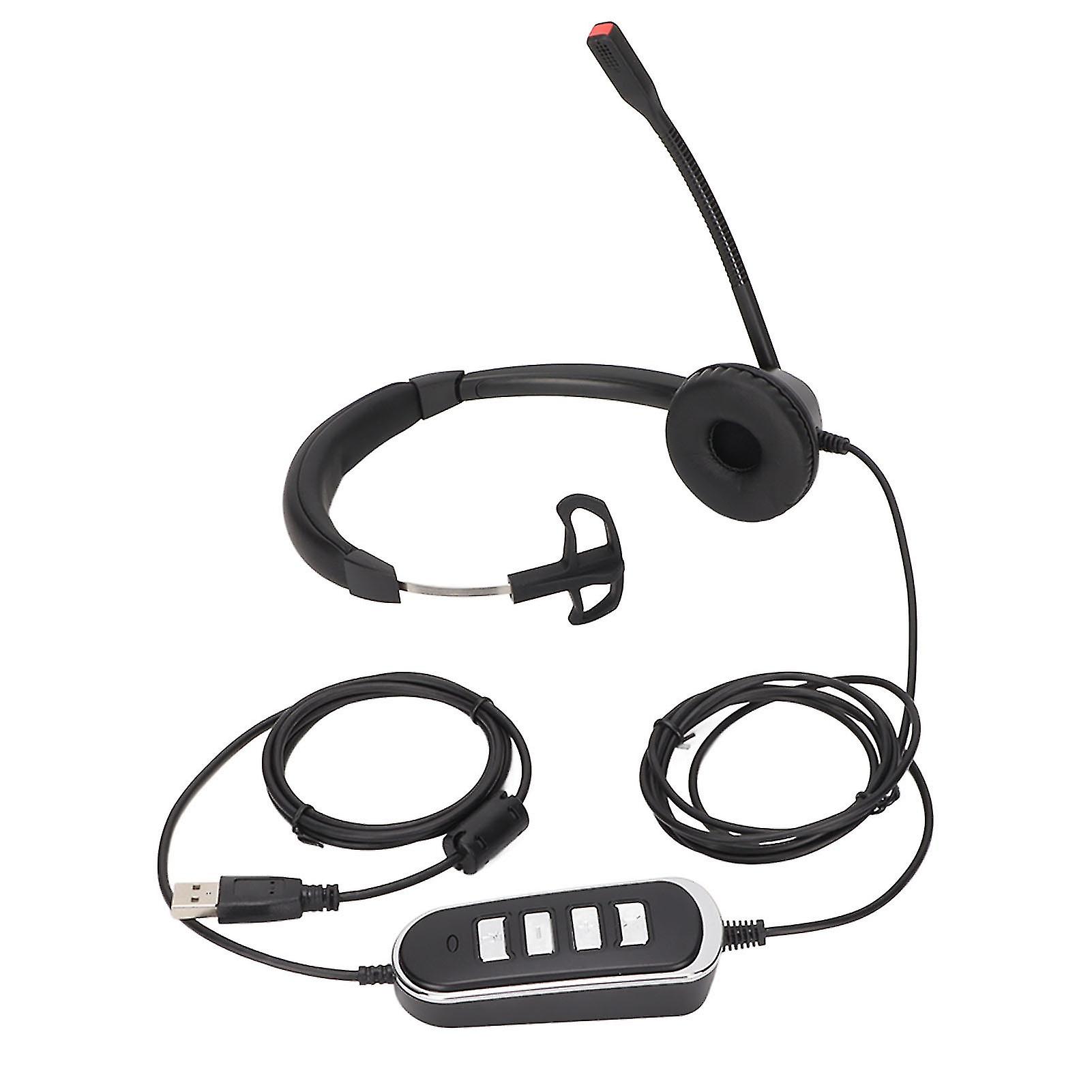 Enhanced Sound Headset with Digital Signal Processing, Long-lasting Comfort and Soft Earpads for Seamless Communication