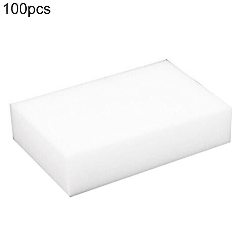100Pcs Kitchen Bathroom Melamine Cleaning Sponge Eraser Duster Foam Pads Tool