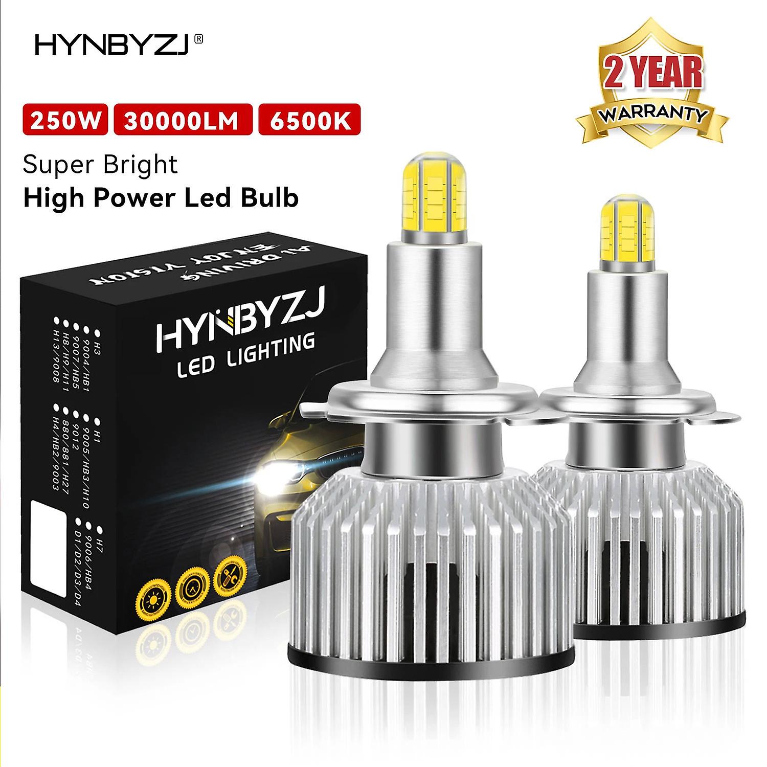 -30000lmh7 Led Headlights 360 Degree 30000lm H1 H8 H9 H11 Auto Lamps Ice Hb3 Hb4 Hir2 Car Bulbs 6500k 9005 9006 9012 Fog Lights