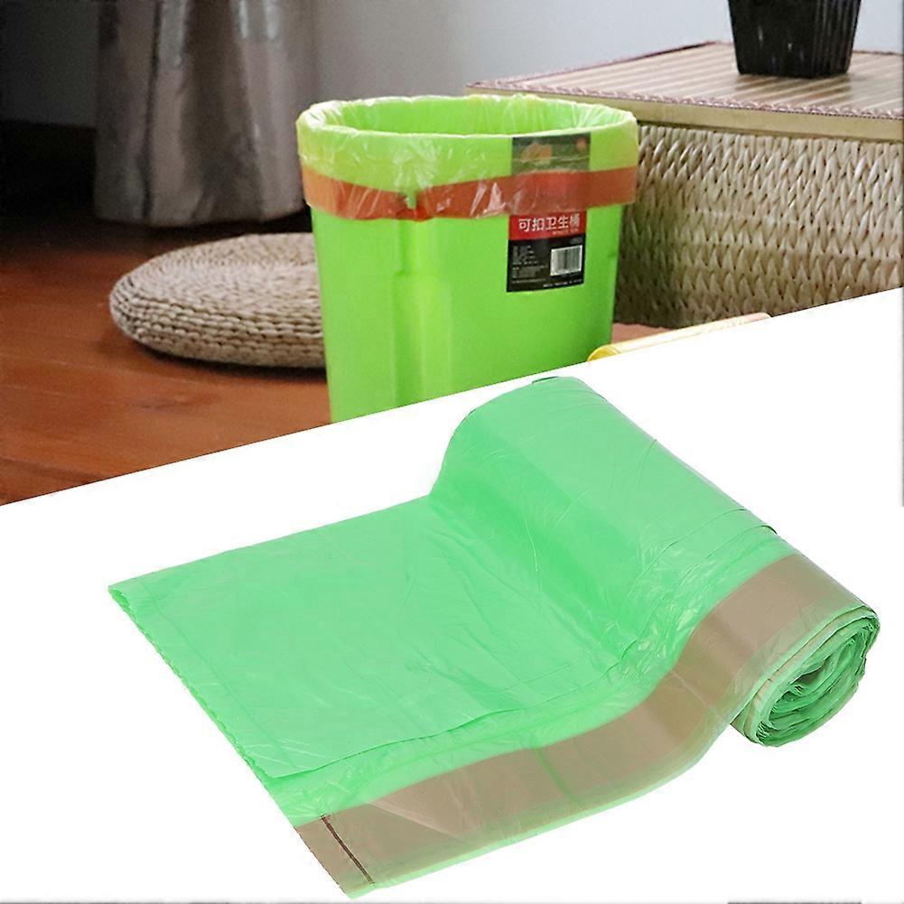 15PCs 50*50cm Plastic Garbage Storage Bag Kitchen Trash Bin Bag Drawstring Trash Bags