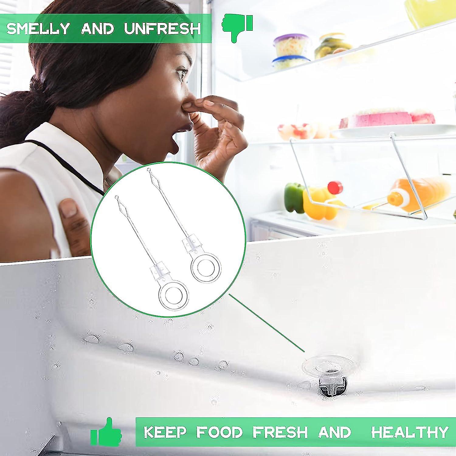 4 Pezzi Stantuffi Per Pulizia Fori Di Scarico Frigorifero E Congelatore - Bianco - Foto 8