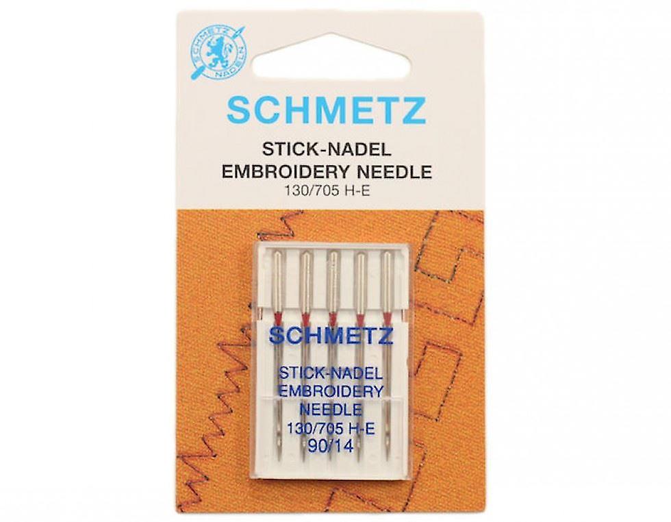 מחטי מכונת רקמה שמץ מידה 90 - לחבילה של 5