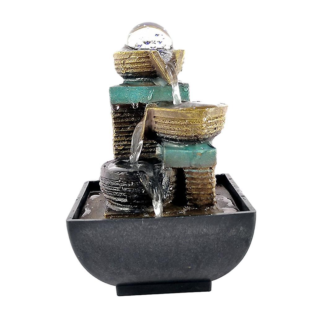 Fontaine d’eau de table Feng Shui Méditation Cascade Fontaine Style 1