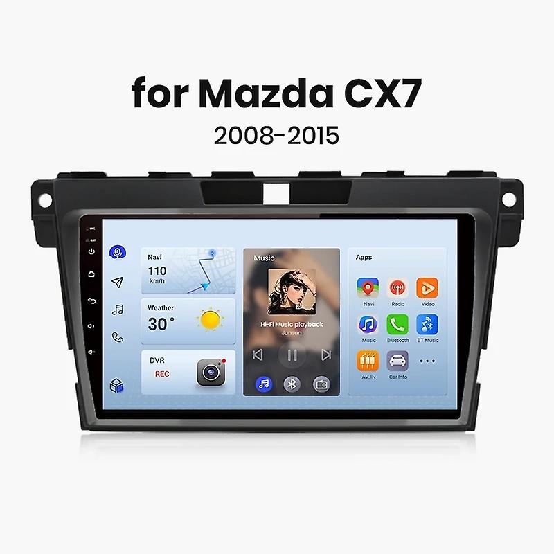 Radio for Mazda CX-7 CX7 2008 - 2015 Wireless CarPlay Android Auto Car Multimedia Player GPS 2 din