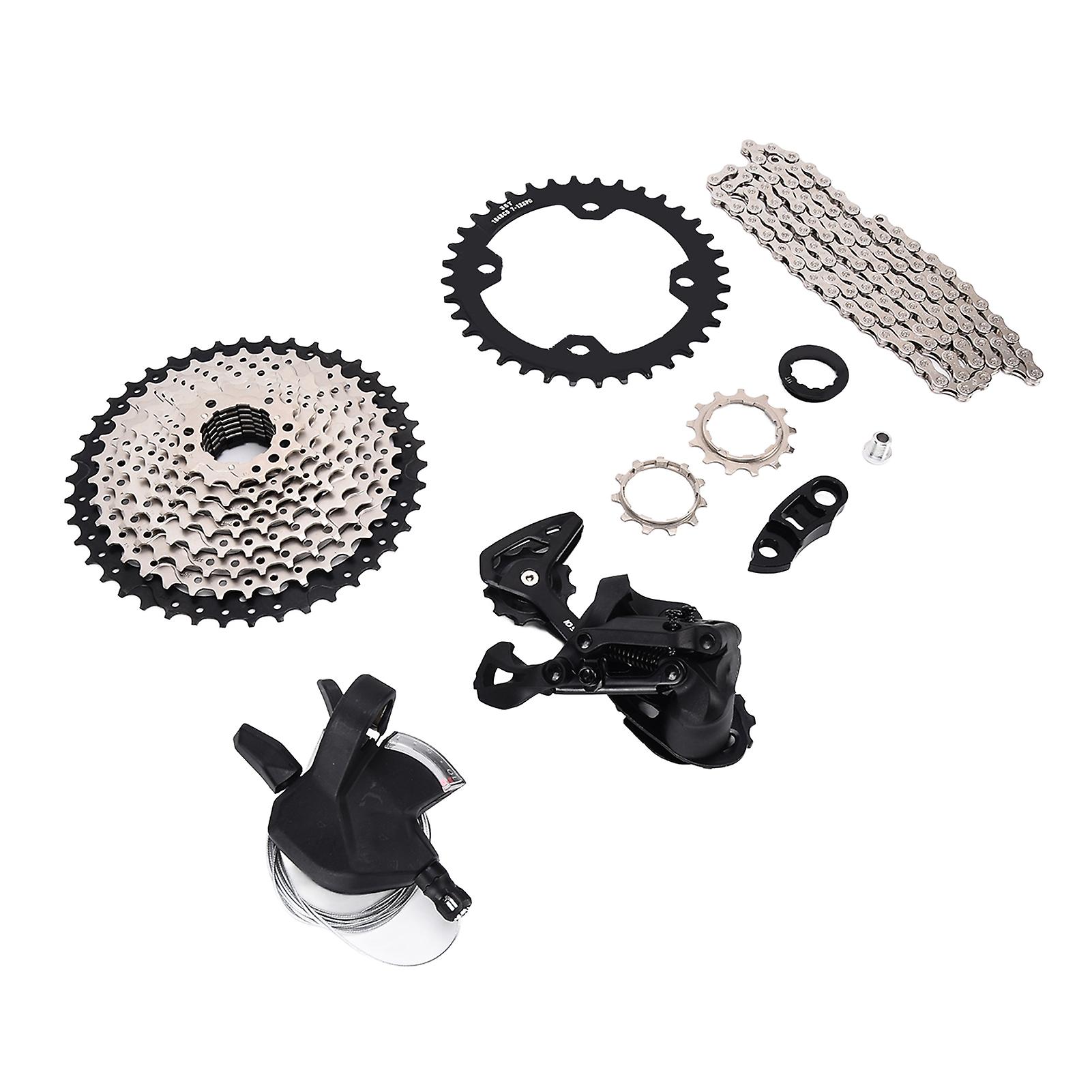 A7Shift Lever Rear Derailleur Set A7 Mountain Bike 1x10 Speed Group Set 1x10 Speed Shifter Derailleurs Group 10S Mountain Bike Sets Mountain