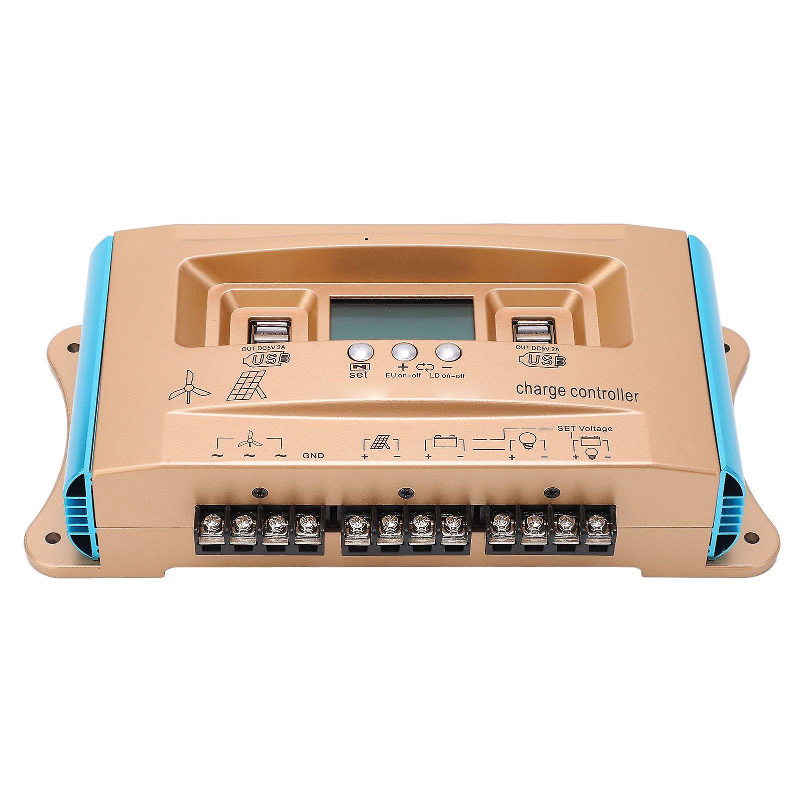 Solar Charge Controller ABS Housing Adjustable Parameters 30A MPPT Solar Panel Regulator 12V 24V 36V 48V 60V