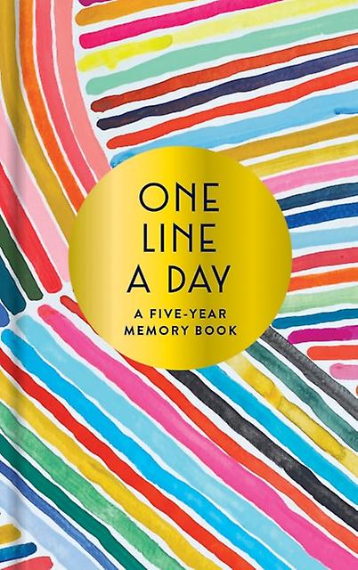 Rainbow One Line A Day Diary or journal Book