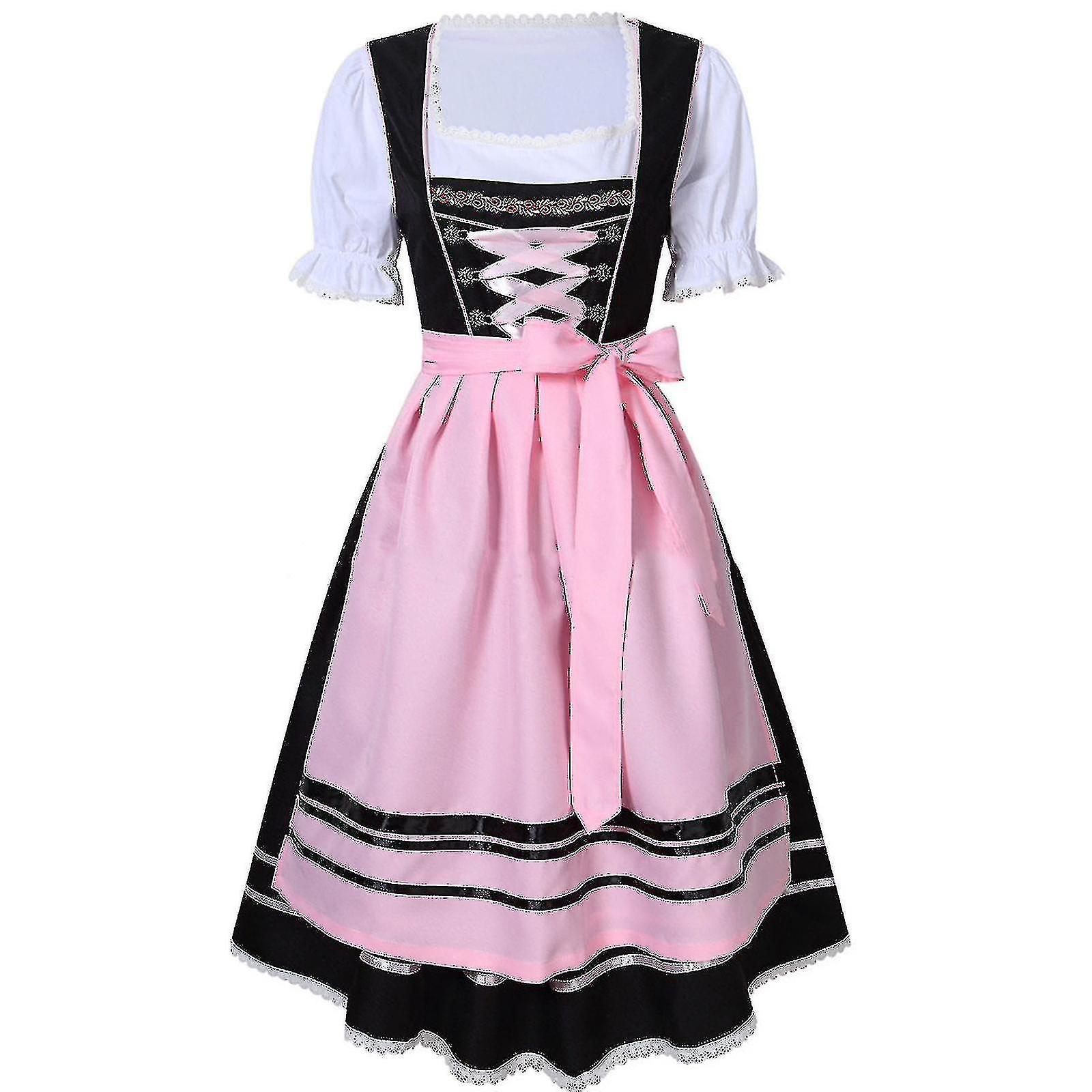 Femmes allemand Oktoberfest Costume Dirndl traditionnel bavarois - Main Image